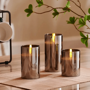 Chandelle - Ensemble De Trois Pièces-Lampe Veilleuse